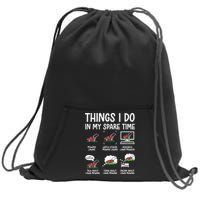 Lawn Mower Gifts For Landscapers Gardener Sweatshirt Cinch Pack Bag