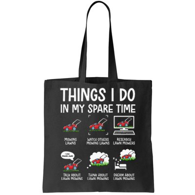 Lawn Mower Gifts For Landscapers Gardener Tote Bag