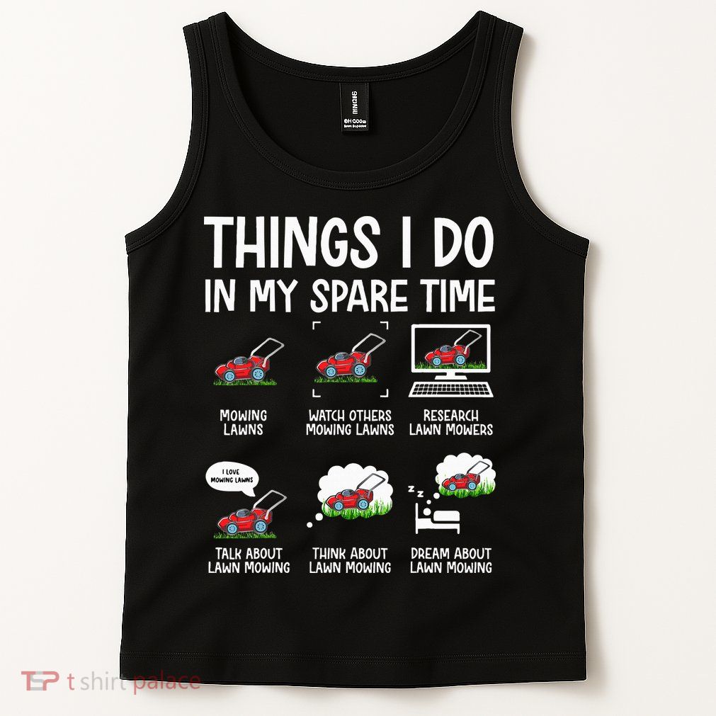 Lawn Mower Gifts For Landscapers Gardener Tank Top