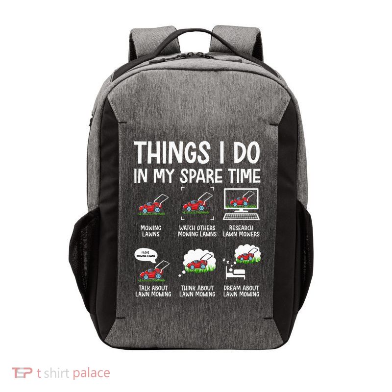 Lawn Mower Gifts For Landscapers Gardener Vector Backpack