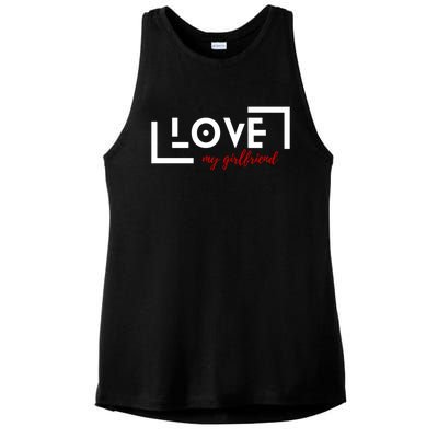 Love My Girlfriend Ladies PosiCharge Tri-Blend Wicking Tank