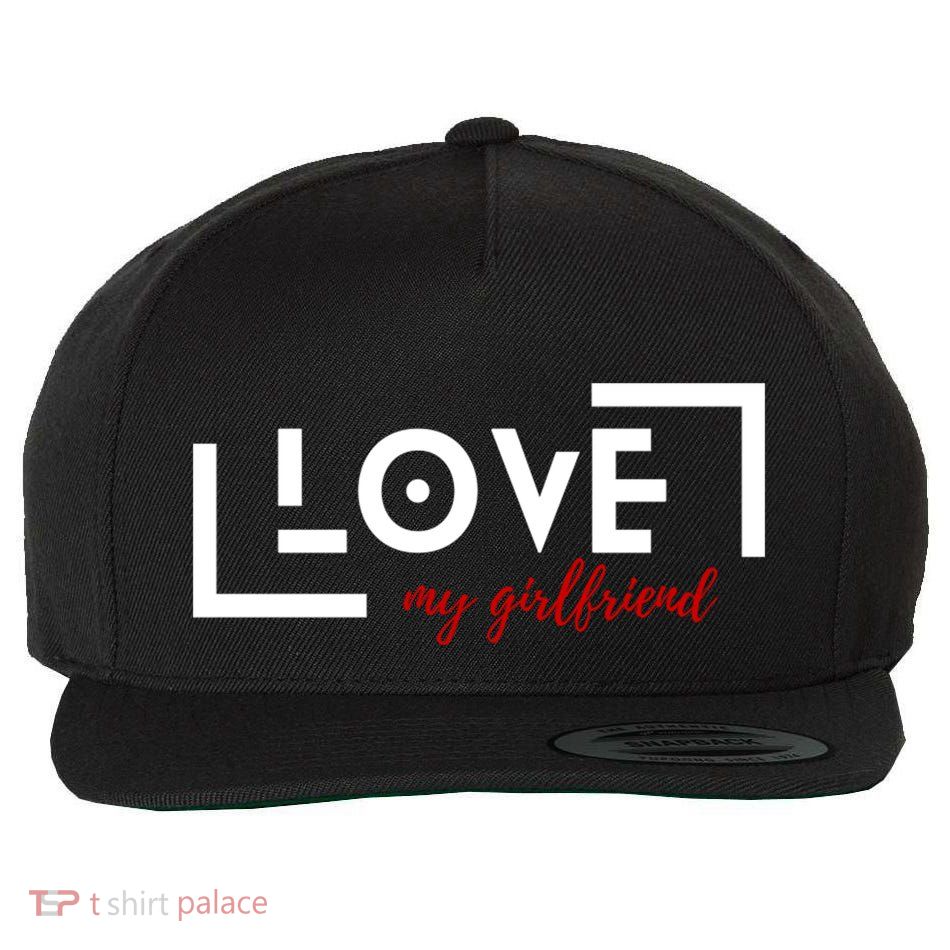 Love My Girlfriend Wool Snapback Cap