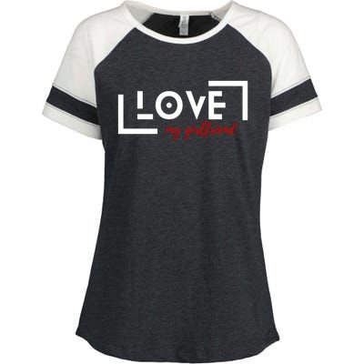 Love My Girlfriend Enza Ladies Jersey Colorblock Tee