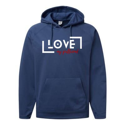 Love My Girlfriend Performance Fleece Hoodie