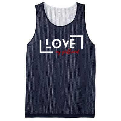 Love My Girlfriend Mesh Reversible Basketball Jersey Tank