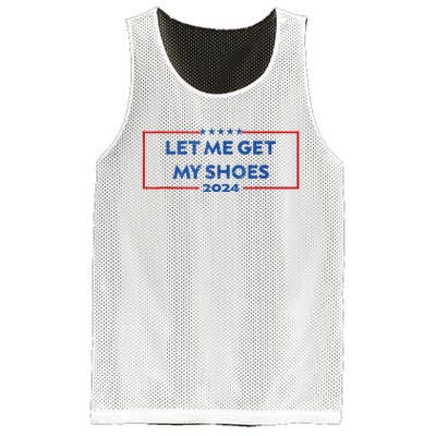 Let Me Get My Shoes Funny Quote Saying Mesh Reversible Basketball Jersey Tank