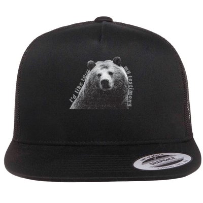 Lds Missionary Gift Mormon Bear My Testimony Flat Bill Trucker Hat
