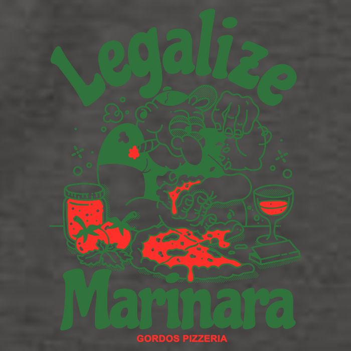 Legalize Marinara Gordos Pizzeria Vector Backpack
