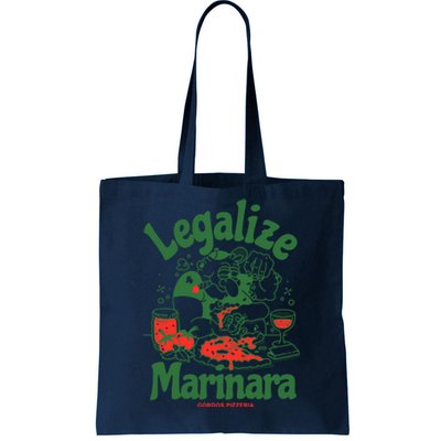 Legalize Marinara Gordos Pizzeria Tote Bag