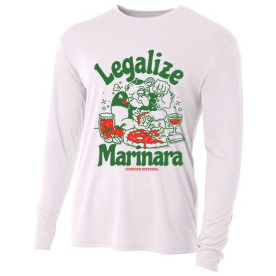Legalize Marinara Gordos Pizzeria Cooling Performance Long Sleeve Crew