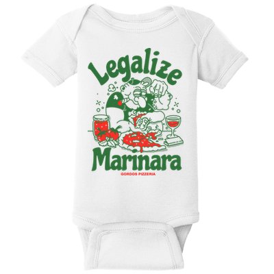 Legalize Marinara Gordos Pizzeria Baby Bodysuit