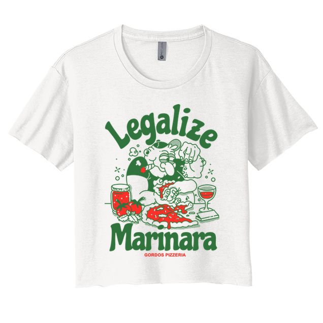 Legalize Marinara Gordos Pizzeria Crop Top