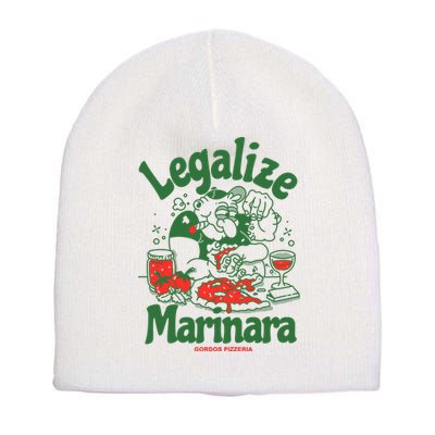 Legalize Marinara Gordos Pizzeria Short Acrylic Beanie