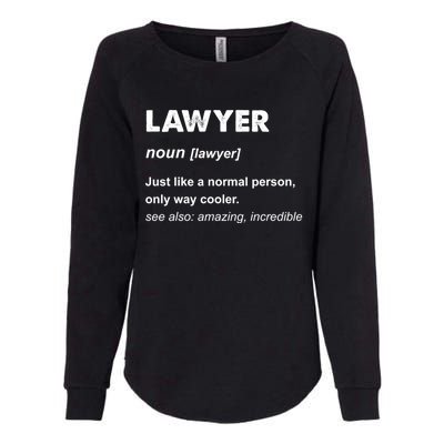 Lawyer Meaningful Gift And Funny Gift Lawyer Gift Blue Small Womens California Wash Sweatshirt