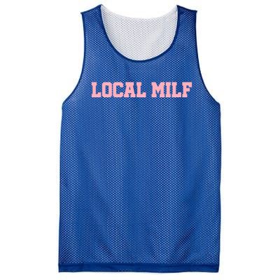 Local Milf Gift Mesh Reversible Basketball Jersey Tank