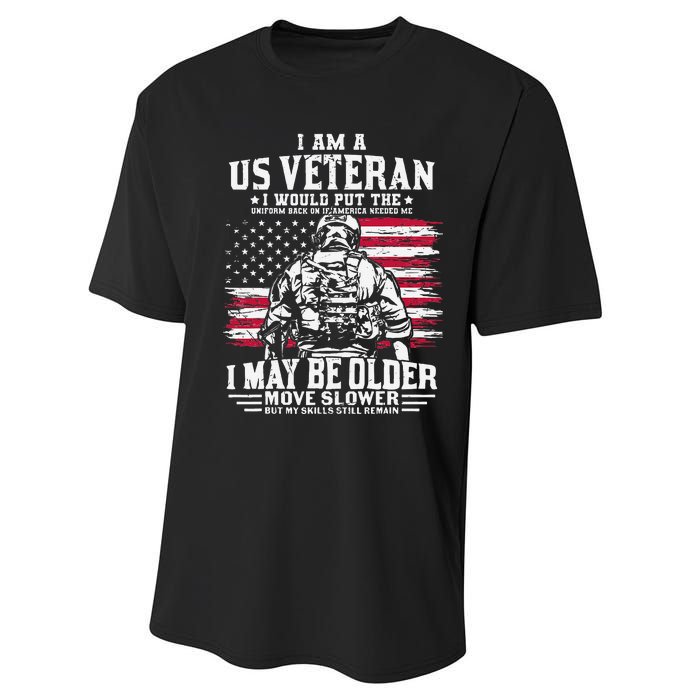 Legend Military Gift For Patriots Veterans & Fallen Heroes Performance Sprint T-Shirt