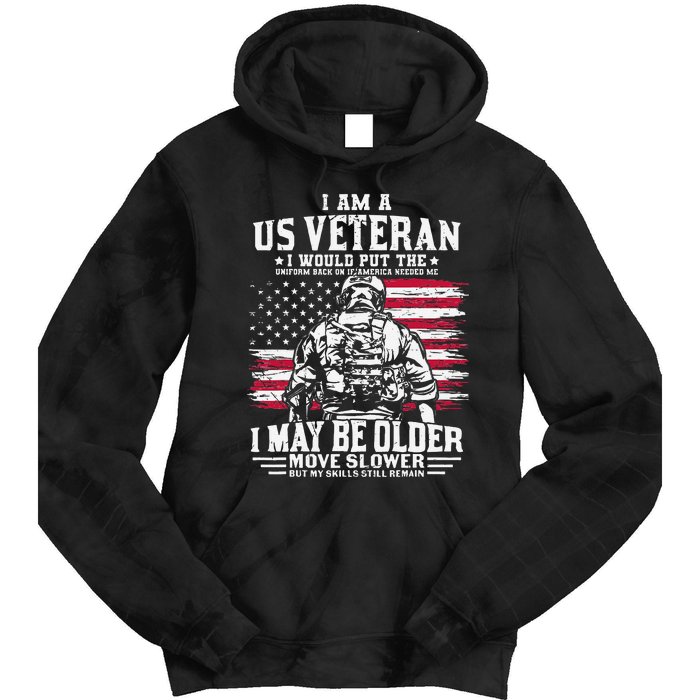 Legend Military Gift For Patriots Veterans & Fallen Heroes Tie Dye Hoodie