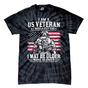 Legend Military Gift For Patriots Veterans & Fallen Heroes Tie-Dye T-Shirt