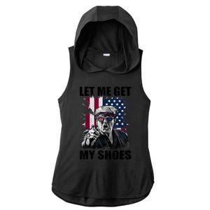 Let Me Get My Shoes Ladies PosiCharge Tri-Blend Wicking Draft Hoodie Tank