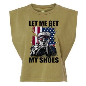 Let Me Get My Shoes Garment-Dyed Women's Muscle Tee