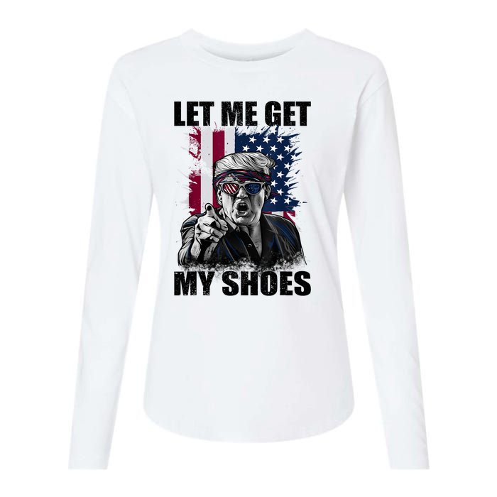 Let Me Get My Shoes Womens Cotton Relaxed Long Sleeve T-Shirt