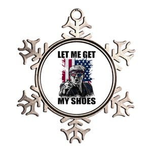 Let Me Get My Shoes Metallic Star Ornament