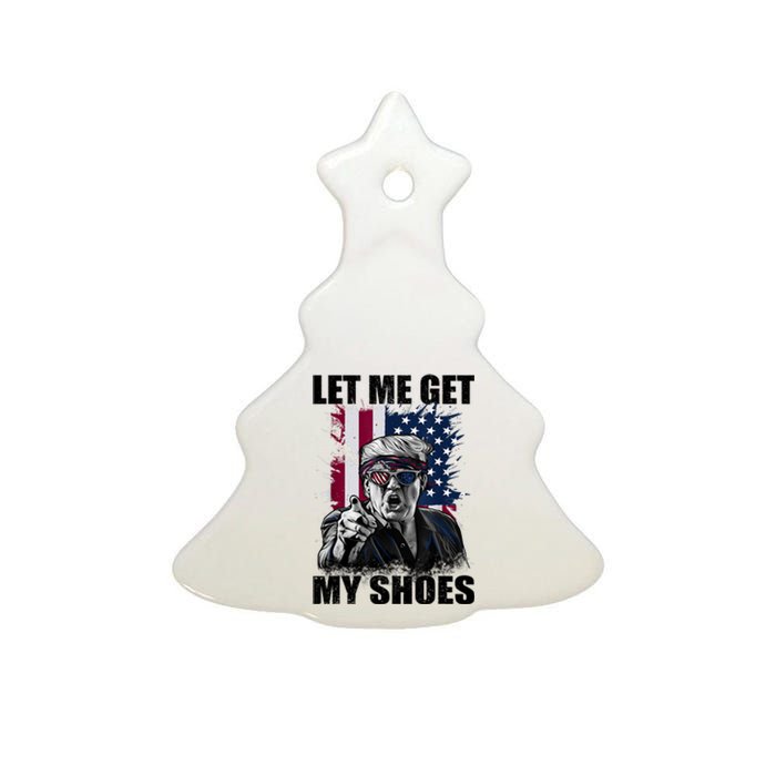 Let Me Get My Shoes Ceramic Tree Ornament