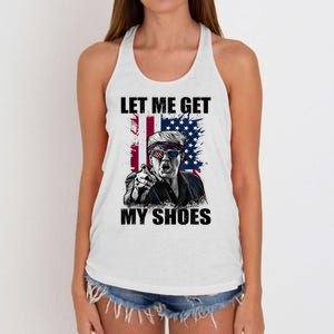 Let Me Get My Shoes Women's Knotted Racerback Tank