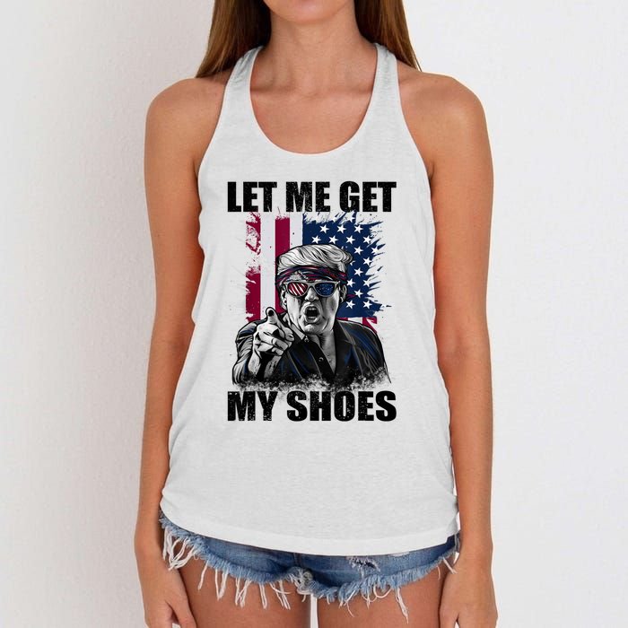 Let Me Get My Shoes Women's Knotted Racerback Tank