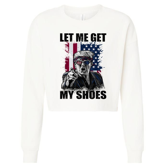 Let Me Get My Shoes Cropped Pullover Crew