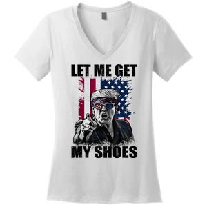 Let Me Get My Shoes Women's V-Neck T-Shirt