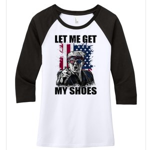 Let Me Get My Shoes Women's Tri-Blend 3/4-Sleeve Raglan Shirt