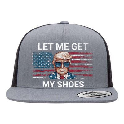 Let Me Get My Shoes Flat Bill Trucker Hat