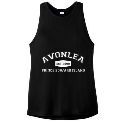 L.M. Montgomery Green Gables Avonlea Prince Edward Island Ladies PosiCharge Tri-Blend Wicking Tank