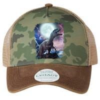 Lightning Moon Galaxy Trex Dinosaur Legacy Tie Dye Trucker Hat