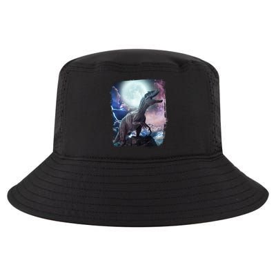 Lightning Moon Galaxy Trex Dinosaur Cool Comfort Performance Bucket Hat