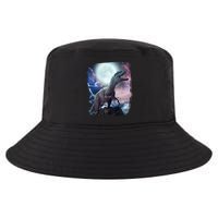 Lightning Moon Galaxy Trex Dinosaur Cool Comfort Performance Bucket Hat