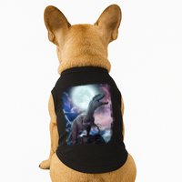Lightning Moon Galaxy Trex Dinosaur Doggie Tank