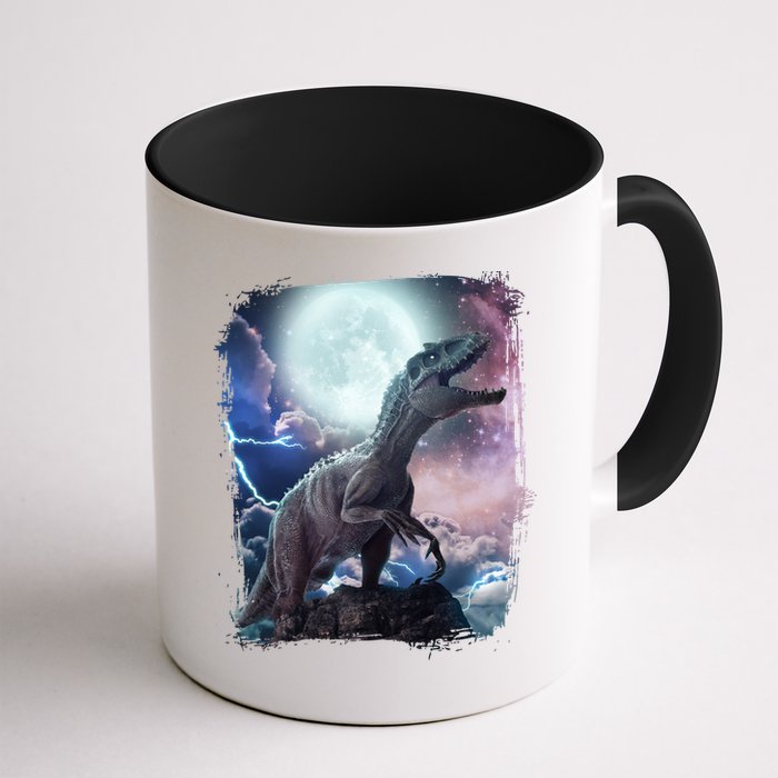 Lightning Moon Galaxy Trex Dinosaur Mug
