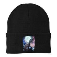Lightning Moon Galaxy Trex Dinosaur Beanie