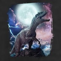 Lightning Moon Galaxy Trex Dinosaur Beanie