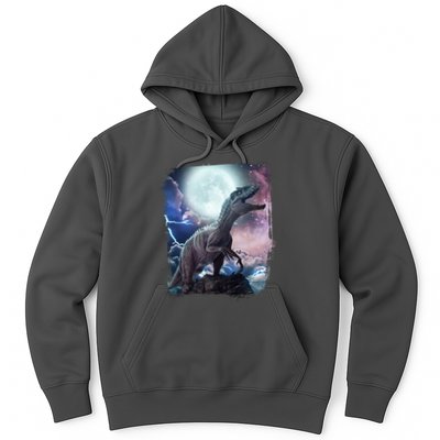 Lightning Moon Galaxy Trex Dinosaur Hoodie