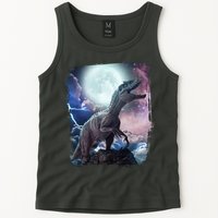 Lightning Moon Galaxy Trex Dinosaur Tank Top