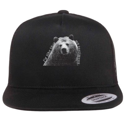 Lds Missionary Gift Mormon Bear My Testimony Flat Bill Trucker Hat