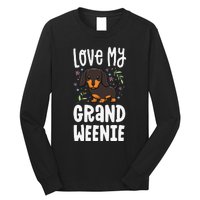 Love My Grand Weenie Dachshund Granddog Grandma Grandpa Long Sleeve Shirt