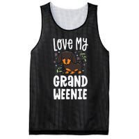 Love My Grand Weenie Dachshund Granddog Grandma Grandpa Mesh Reversible Basketball Jersey Tank