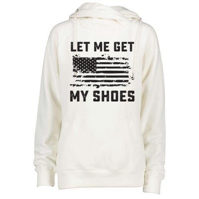 Let Me Get My Shoes Womens Funnel Neck Pullover Hood