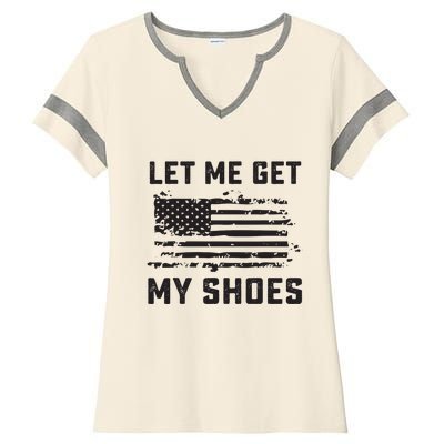 Let Me Get My Shoes Ladies Halftime Notch Neck Tee