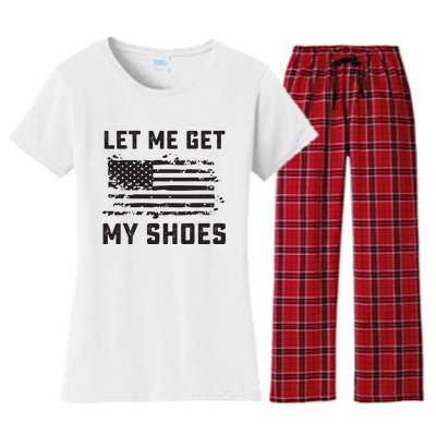 Let Me Get My Shoes Women's Flannel Pajama Set