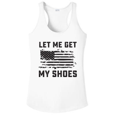 Let Me Get My Shoes Ladies PosiCharge Competitor Racerback Tank